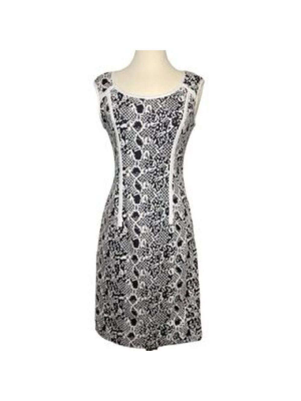 Adrianna Papell Sleeveless Stretch Jersey Sheath Dress, size 10